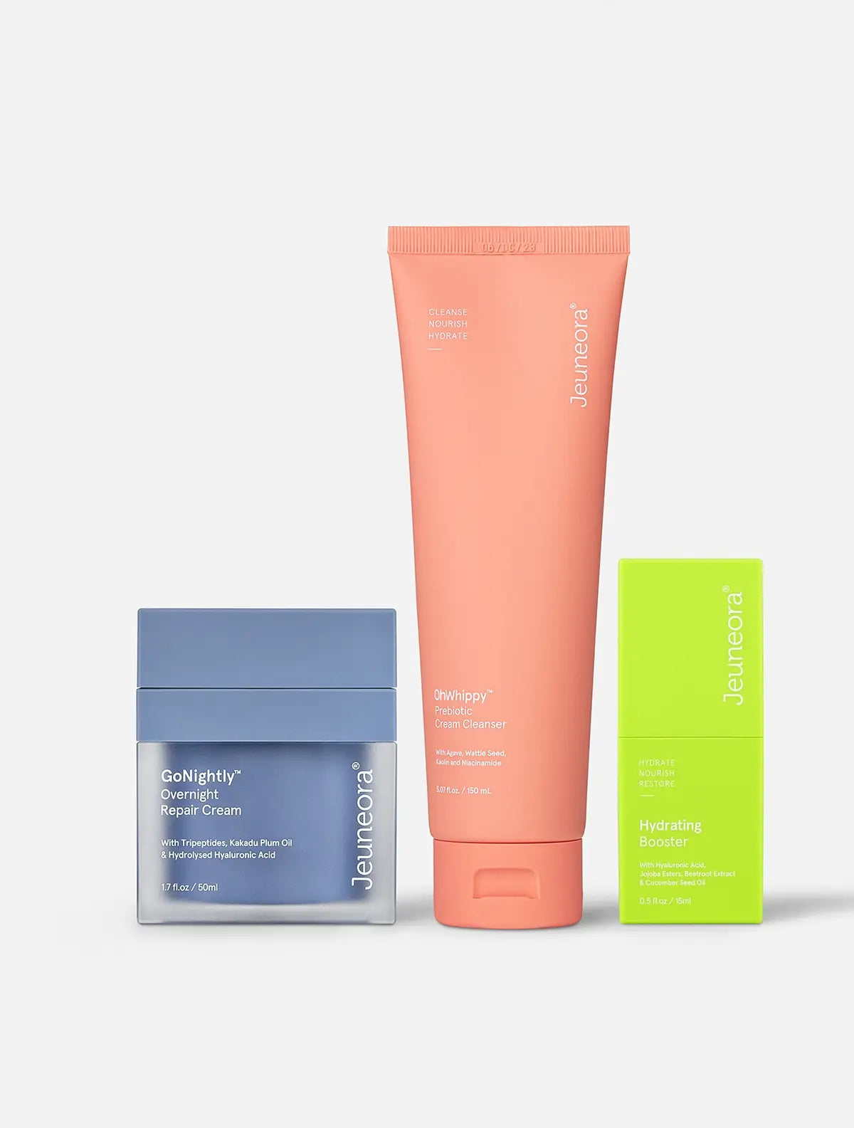 Dry Skin set with GoNightly, OhWhippy and Hydrating Booster
