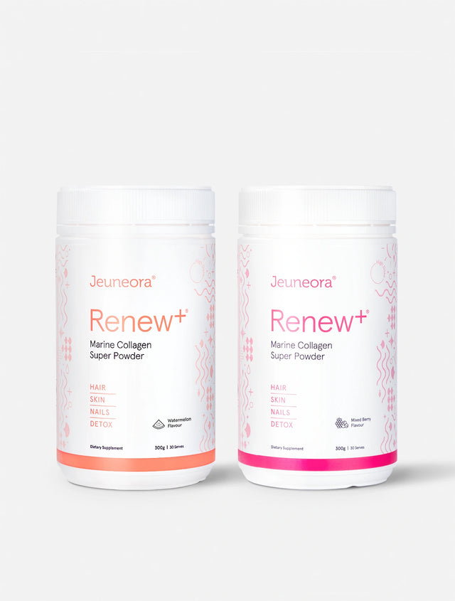 Renew+® Marine Collagen Super Powder Twin Pack - Mixed Berry/Watermelon