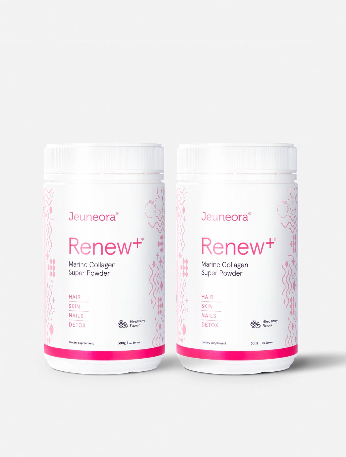 Renew+® Marine Collagen Super Powder Twin Pack - Mixed Berry